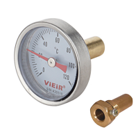 Термометр с погружной гильзой Vieir YL19, d40мм, 0-120℃